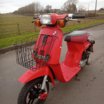red moped