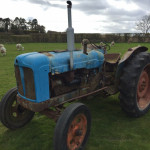 blue tractor