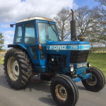 blue ford tractor